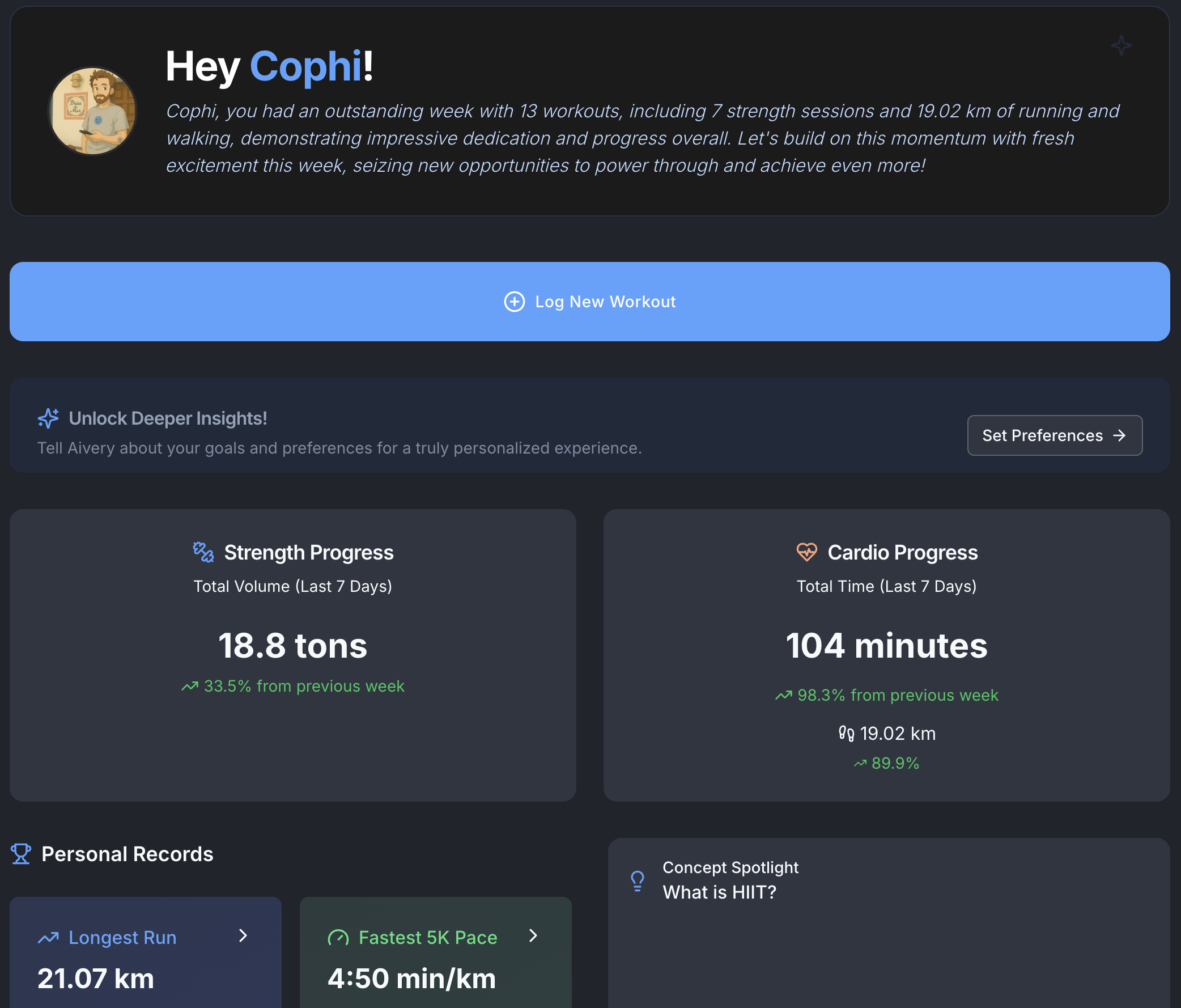 Aivery App Dashboard